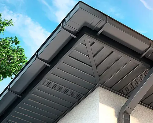 Подшивка кровли софитами